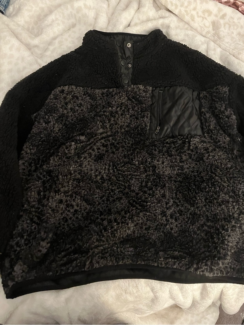 Large winter hoodie
